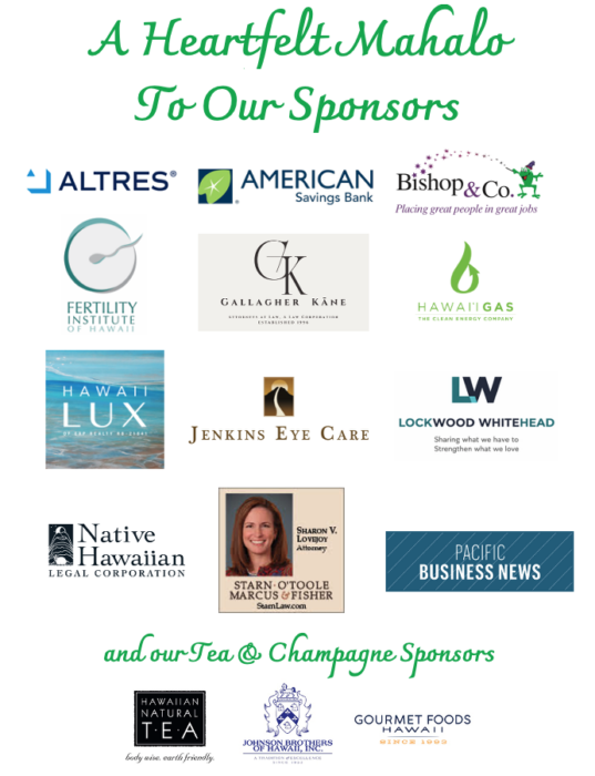 Tea & Champagne Sponsors 2026